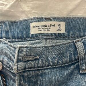 Abercrombie & Fitch Light Blue High Rise Jeans